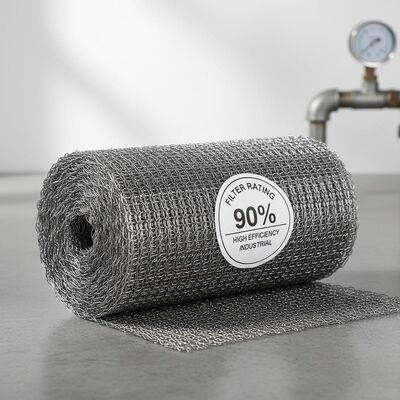 Filter Rating 90 Persen Jaring Kawat Rajutan Dengan Diameter Kawat 002mm hingga 20mm Memastikan Efisiensi Filtrasi Tinggi untuk Industri