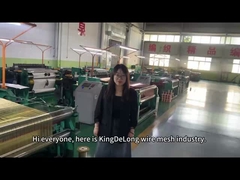 Panas Memancarkan Wire Mesh Tembaga Merah Keberlanjutan Wire Mesh Industri Woven