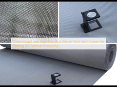 Screen Woven Wire Mesh yang dapat disesuaikan dan presisi tinggi untuk penyaringan dalam pengolahan kimia