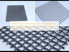Layar Wire Mesh Woven yang Digunakan yang Sangat Efektif untuk Pengelolaan Lingkungan dengan Filtrasi dan Pemisahan yang Tepat