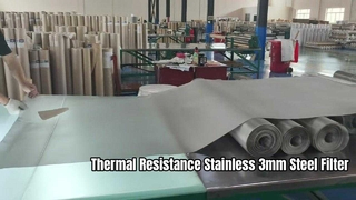Jaring Filter Baja Tahan Karat 3mm Tahan Panas